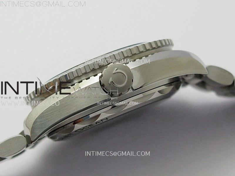 Planet Ocean 43.5mm Blue Ceramic Bezel SS SCF 1:1 Best Edition Blue Dial on SS Bracelet A8900